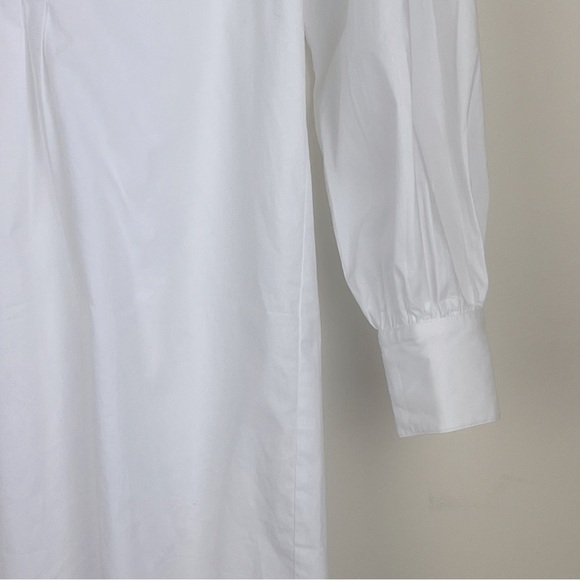 LPA | Academia Poet Peasant Prairie Shirt Dress Blouse Tunic White | XS - Picture 3 of 8